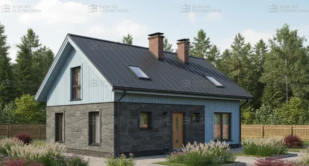 Проект Двухэтажный дом 11 на 12, 178 м2