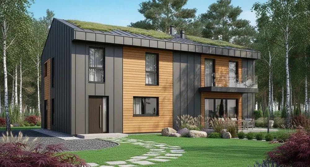 Проект Двухэтажный дом 7 на 11, 107 м2