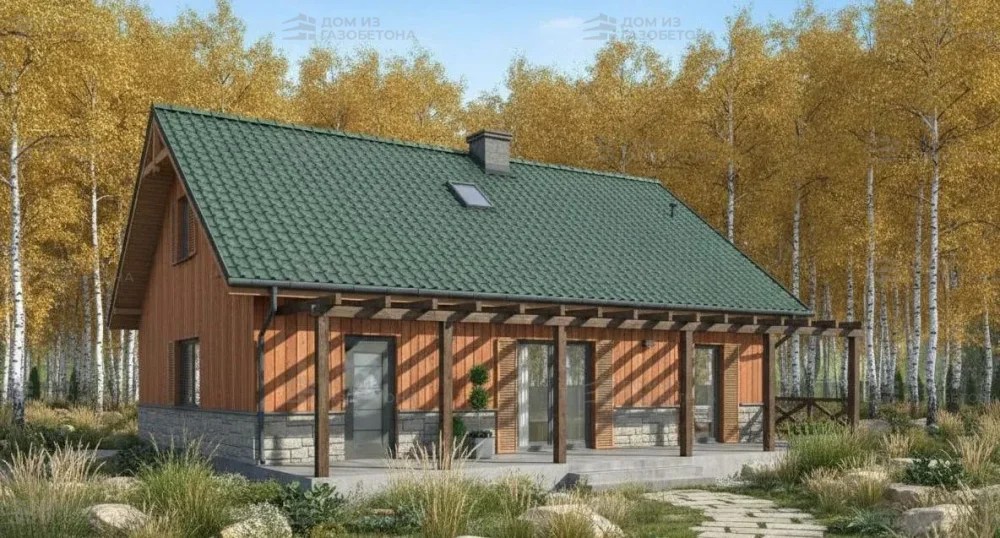 Проект Двухэтажный дом 10 на 12, 143 м2