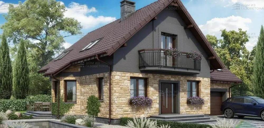 Проект Двухэтажный дом 15 на 13, 191 м2