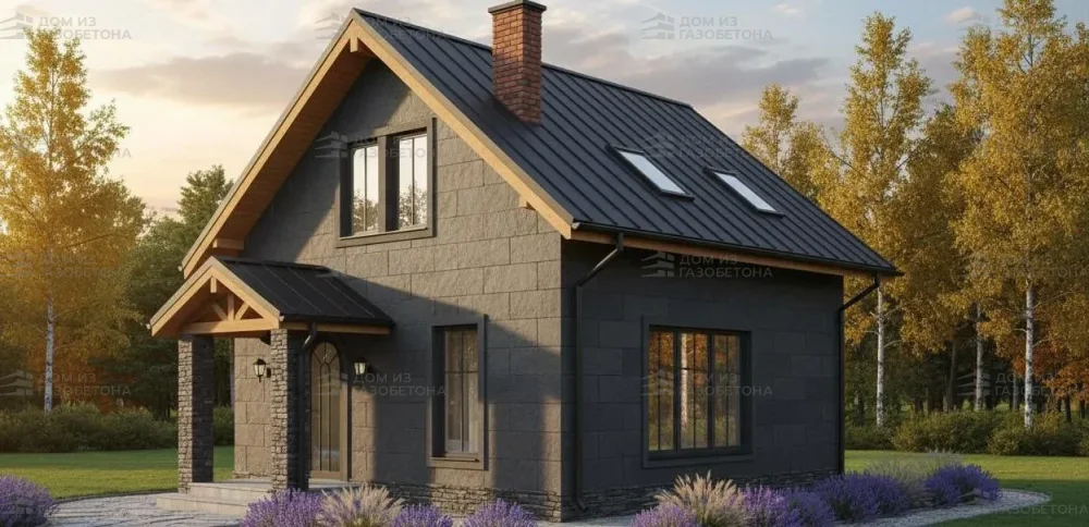 Проект Двухэтажный дом 10 на 6, 94 м2