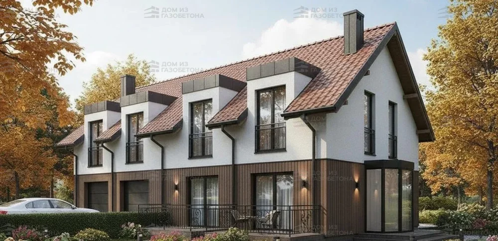 Проект Двухэтажный дом 17 на 9, 232 м2