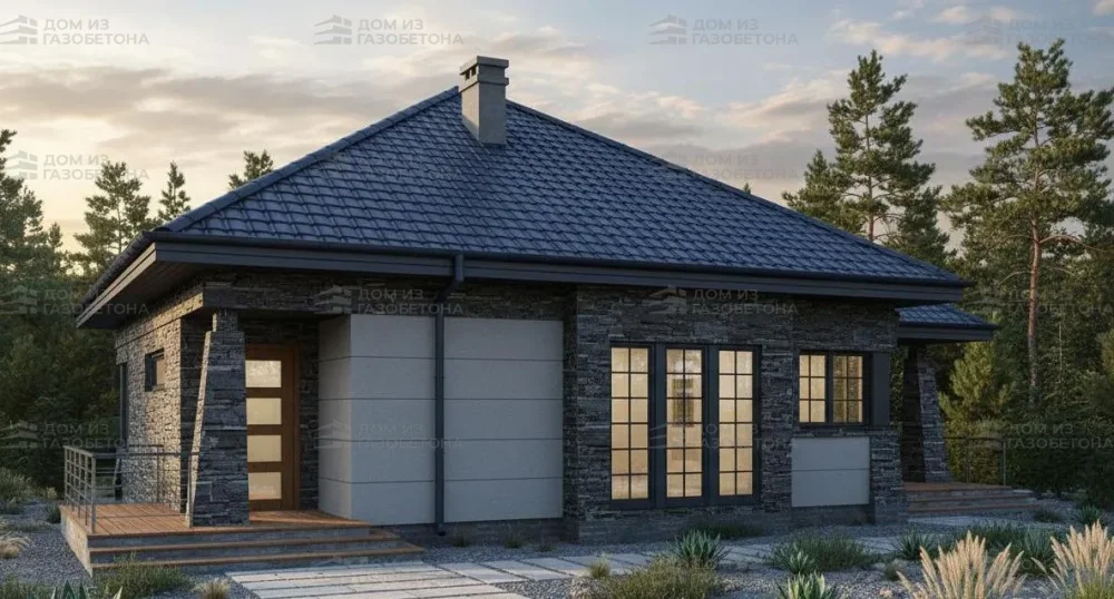 Проект Двухэтажный дом 12 на 16, 149 м2